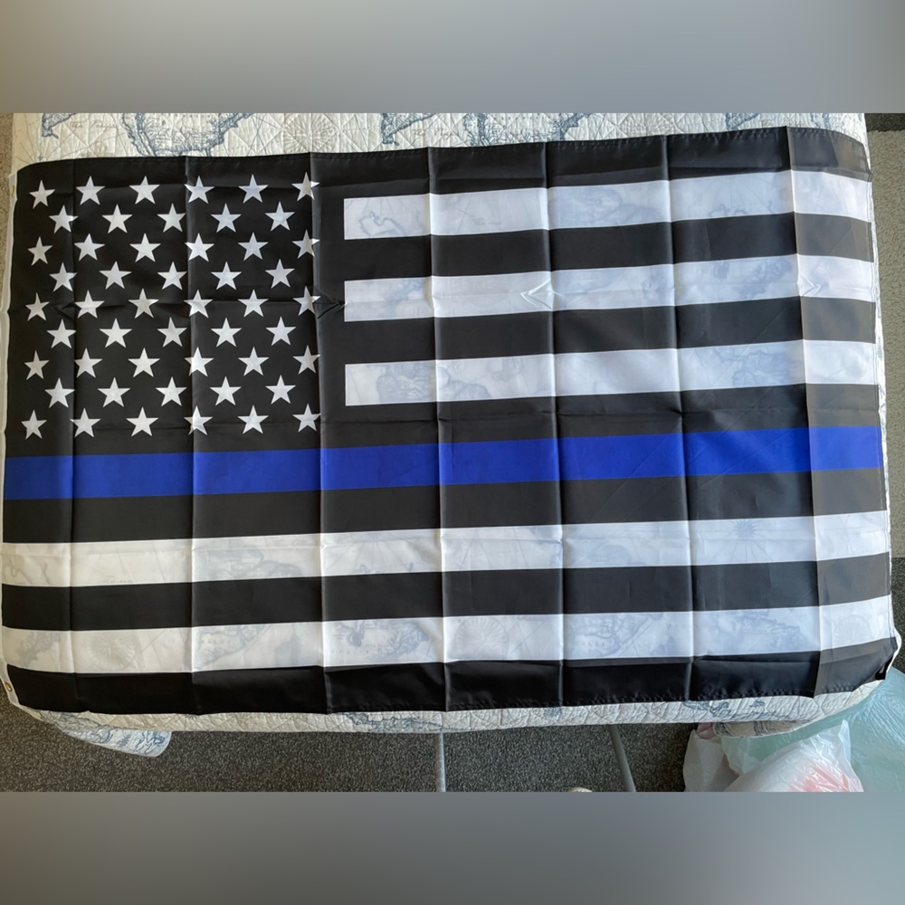 Thin blue stripe American flag